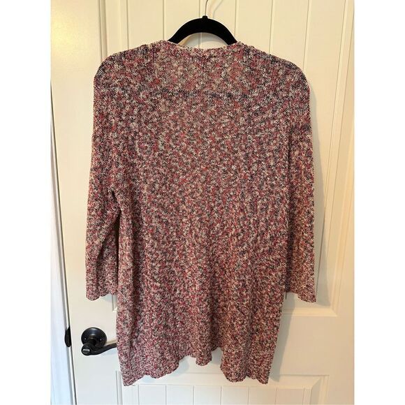 J. Jill Open Front Knit Textured Colorful Women’s Cardigan Size S - Picture 9 of 9
